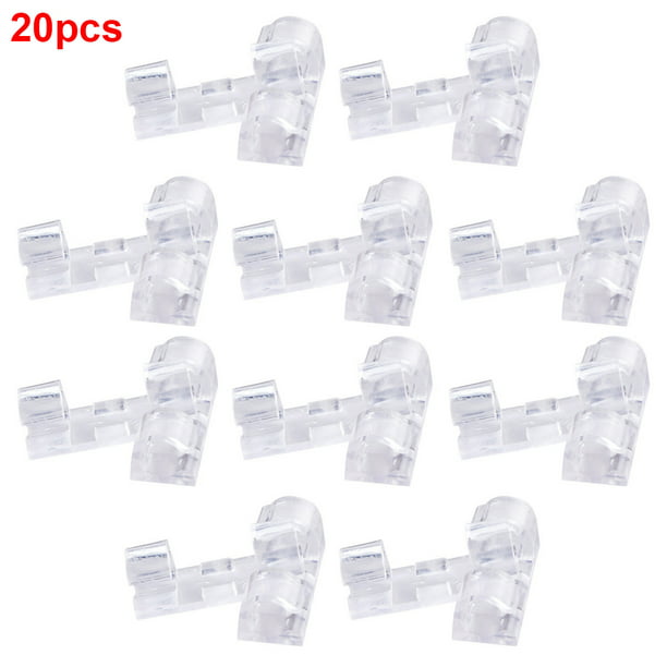 20pcs/pack Self-adhesive Tidy Cable Clip Wire Holder Organize Cords Accessories